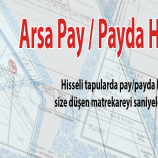 Tapu Pay/Payda Hesaplama Uygulamamız Yayında!